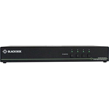 Black Box SS4P-SH-HDMI-UCAC Secure KVM Switch, NIAP 3.0 Certified - 4-Port, Single-Monitor, HDMI 4K60 USB, A