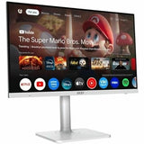MSI Modern MD27UPSW 27-inch IPS 3840 x 2160 (UHD) Smart Monitor, 60 Hz, Adaptive-Synch, HDR Ready, HDMI, DisplayPort, USBC 65W Power Delivery, VESA Mountable, Height Adjustable, Speaker, White