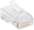 C2G Legrand RJ45 Modular Load Bar Connectors, RJ45 Cat5e Modular Plug to Use as Data Transfer Plug, Multipack Ethernet Cable Plug, 100 Per Pack, 1 Pack, C2G 27575