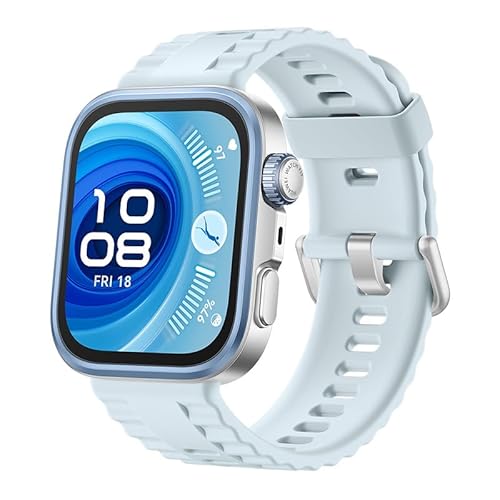 HUAWEI Watch FIT4 Pro Smart Watch, 1.82 Sapphire Screen & Titanium Alloy Bezel, GPS for Outdoor Enthusiasts, Emotional Wellbeing Assistant, up to 10-Day Battery Life, iOS & Android Compatible, Blue Blue FIT 4 Pro