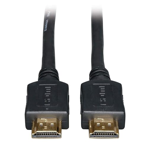 Tripp Lite HDMI Cable High-Speed Ethernet 4K No Booster CL2 M/M Black 50ft (P568-050-HD-CL2)