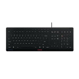 Cherry Stream Protect Keyboard. Classic Stream with Membrane Cover Removable and Washable.