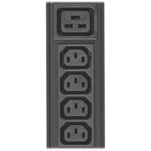 TRIPP LITE PDU Basic 32 C13 6 C19 3.3/3.8kW 208/240V L6-20P 10ft Cord 0URM (PDUV20HVL6-72), Black