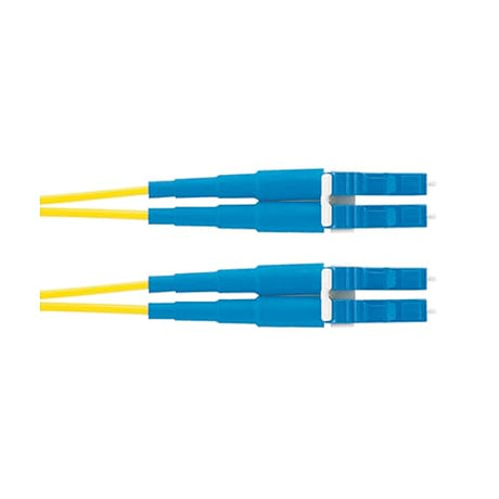 Panduit Duplex OS2 Singlemode Fiber Optic Patch Cord, 9 µm Core, LC Duplex Connectors, 3.28 ft (1 m) L, Riser (OFNR)