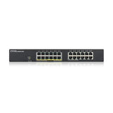 Zyxel 24-Port PoE Gigabit Switch | Smart-Managed | 12x PoE+ @130W | Rackmount [GS1900-24EP] 24-Port | 12x POE+ 130W