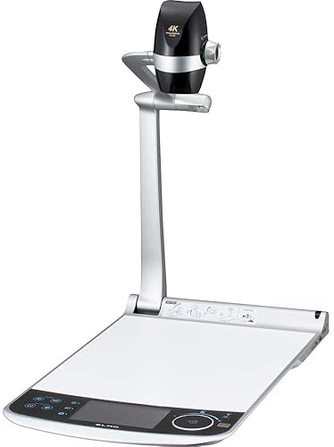 Elmo 1375 Model PX-30E Document Camera; 5 High-Resolution LCD Monitor; 1600 TV Lines Resolution; 12x Optical, 12x Digital Zoom and 2X Sensor Zoom