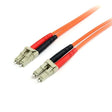 StarTech.com 7m Fiber Optic Cable - Multimode Duplex 62.5/125 - LSZH - LC/LC - OM1 - LC to LC Fiber Patch Cable (FIBLCLC7) Orange 23 ft / 7 m LC to LC Multimode Duplex 62.5/125