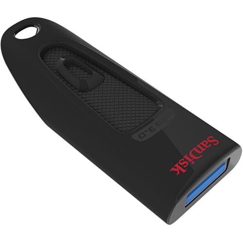 Sandisk Ultra USB Flash Drive, 256 GB, Black (SDCZ48-256G-A46)