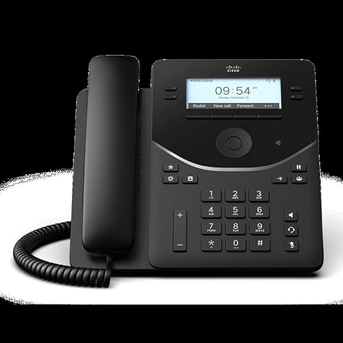 Cisco 9841 IP Phone - Corded - Desktop - Carbon Black - 4 x Total Line - VoIP - 3.5 LCD - 2 x Network (RJ-45) - PoE Ports