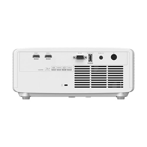 Optoma GT2000HDR Compact Short Throw Laser Home Theater and Gaming Projector, 1080p HD with 4K HDR Input, Bright 3,500 Lumens for Day and Night Viewing, White (Renewed) GT2000HDR (Latest Model, 1080p, Laser, 3500 Lumens)