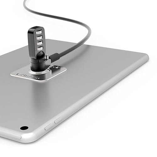 Compulocks Universal Tablet Lock with Combination Cable Lock Black