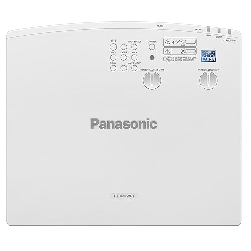 Panasonic PT-VMW61 LCD Projector - 16:10 - Ceiling Mountable, Floor Mountable - White