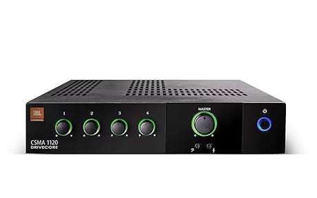 JBL Professional CSMA1120 Commercial Series Single-Channel 120-Watt Powered Audio Mixer/Amplifier 120-Watt Single-channel