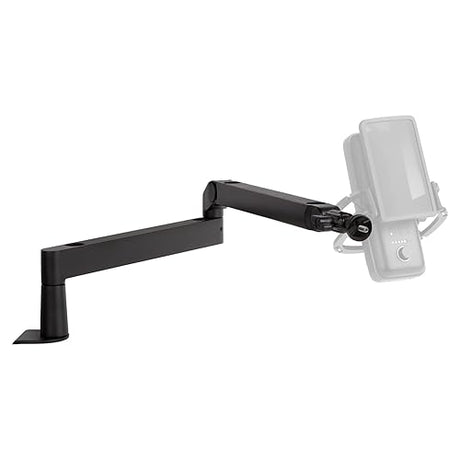 Elgato Wave Mic Arm LP - Premium Low Profile Microphone Arm with Cable Management Channels, Desk Clamp, Versatile Mounting and Fully Adjustable, perfect for Podcast, Streaming, Gaming, Home Office Low Profile Black