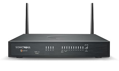 SonicWall TZ280P (03-SSC-1829) - Next Generation PoE Firewall – 2.5 Gbps Throughput, 1 Gbps Threat Prevention, Secure SD WAN | Zero-Touch Deployment for Rapid, Installation Base Appliance