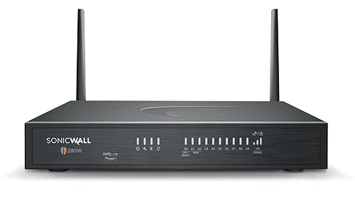 SonicWall TZ280P (03-SSC-1829) - Next Generation PoE Firewall – 2.5 Gbps Throughput, 1 Gbps Threat Prevention, Secure SD WAN | Zero-Touch Deployment for Rapid, Installation Base Appliance