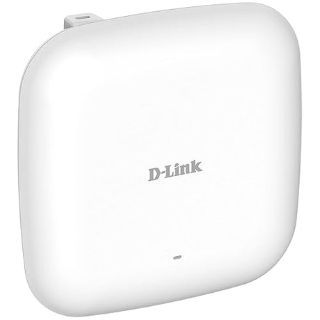 D-Link PoE Access Point WiFi 6 AX1800 Wave 2 Dual Band Wireless Internet Network Compact Design Wall Ceiling Mountable WiFi AC AP (DAP-X2810), White