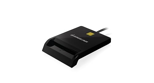 IOGEAR USB Common Access Card (CAC) Reader - EMV Level 1/ 4.1 Compliant - PC/SC version 1.0/2.0 - Class A, B, and C (5V / 3V / 1.8V) - T0, T1 Protocol - Compatible MS USB-CCID Driver - GSR212