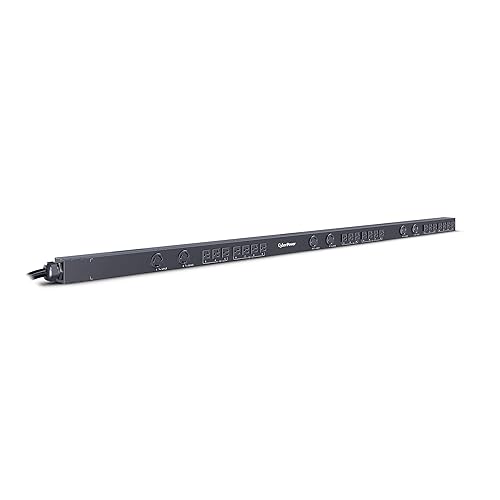 CyberPower PDU13102 Basic 3-Phase PDU, 208V, 20A (Derated to 16A), 27 Outlets, 0U Rackmount