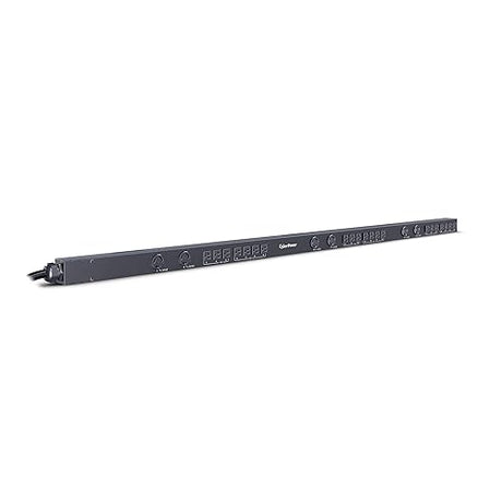 CyberPower PDU13102 Basic 3-Phase PDU, 208V, 20A (Derated to 16A), 27 Outlets, 0U Rackmount