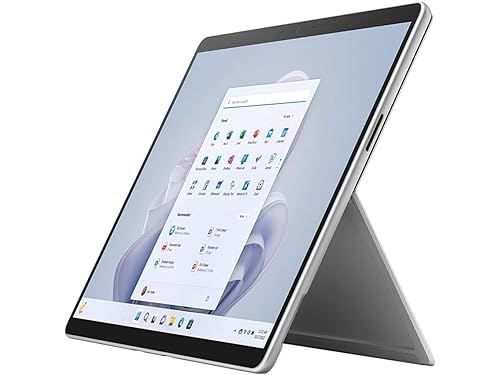 Microsoft Surface Pro 9 Tablet - 13" - Core i5 12th Gen i5-1245U Deca-core (10 Core) - 16 GB RAM - 256 GB SSD - Windows 11 Pro 64-bit - Platinum - 2880 x 1920 - PixelSense Display - 15.50 Hours M