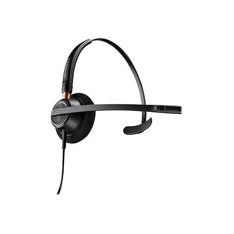 Poly EncorePro 510D - EncorePro 500 Series - Headset - On-Ear - Wired - Quick Disconnect - Black - TAA Compliant - Certified for Skype for Business