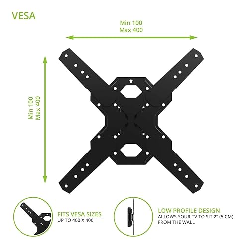 Kanto PS200 Full Motion Mount for 26-inch to 60-inch TVs