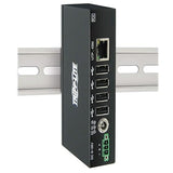 Tripp Lite 4 Port Industrial USB Over Cat6 Extender, ESD Protection, PoC, USB 2.0, Mountable, 150 ft. (B203-104-IND)