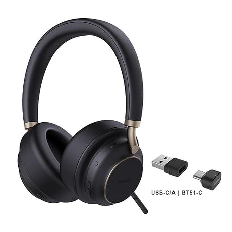 Yealink BH76 Plus Teams Black USB-C/A Bluetooth Wireless Business Headset -1208707