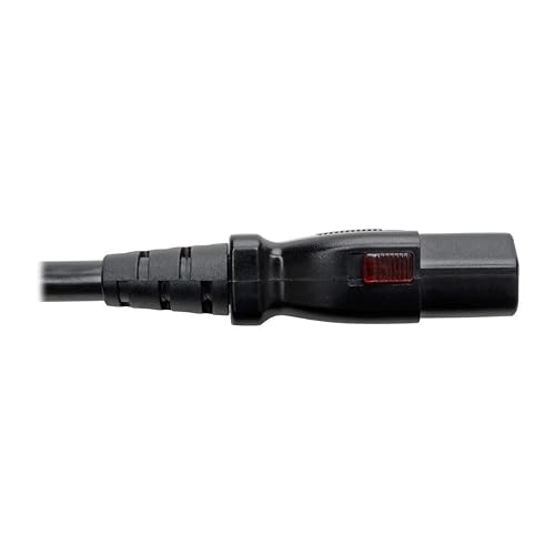 Tripp Lite Hospital-Grade Computer Power Cord (Nema 5-15P to C13), Locking C13 Connector, 10A, 125V, 18AWG, 10 ft. (P006-L10-HG10)