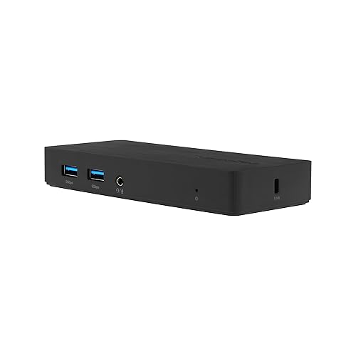 VisionTek VT1100 USB Docking Station - 1x HDMI, 1x DP, 1x VGA, 3X USB Ports, Audio, Ethernet for Windows