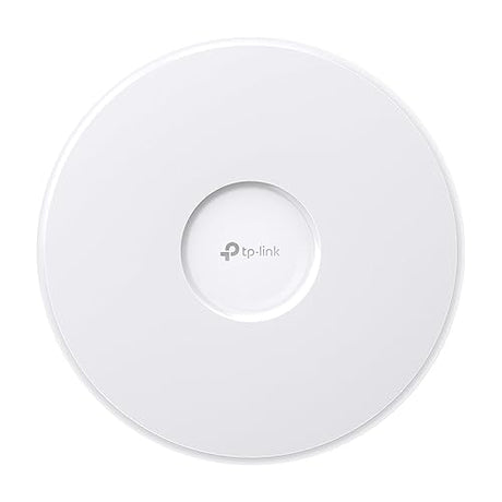 TP-Link Omada WiFi 7 Ceiling Mount Access Point (EAP770) – BE11000 Tri-Band, 2.5G Ethernet, 6GHz Band, PoE+, Seamless Roaming, MU-MIMO, WPA3, SDN Integration, Cloud Managed WiFi 7, BE11000