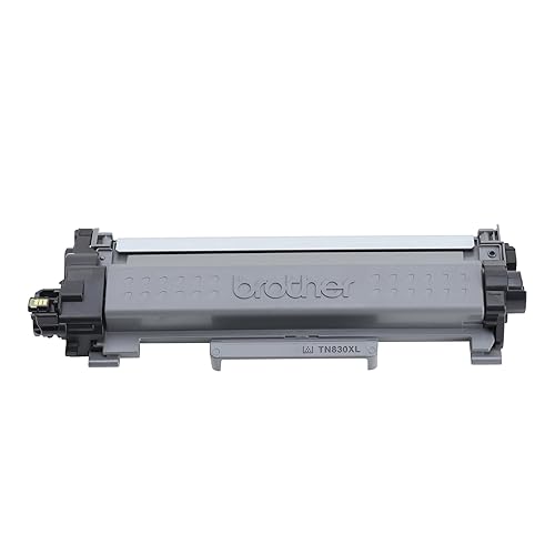 Brother Genuine TN830XL High Yield Black Toner Cartridge for 3,000 Pages