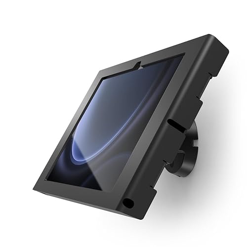 Compulocks Galaxy Tab S9, S9FE, and S10 Apex Enclosure with Bow Tilting Wall Mount, Ideal for Offices, Events, and Receptions - Black Black Galaxy Tab S11