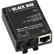 Black Box Micro Mini LMC402A Transceiver/Media Converter - 1 x Network (RJ-45) - 1 x SC Ports - DuplexSC Port - Multi-mode - Fast Ethernet, Gigabit Ethernet - 10/100/1000Base-TX, 100Base-FX - Wall Mou