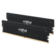 Crucial Pro DDR5 RAM 64GB Kit (2x32GB) 6400MHz CL40, Overclocking Desktop Gaming Memory, Intel XMP 3.0 & AMD Expo Compatible – Black CP2K32G64C40U5B