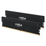 Crucial Pro DDR5 RAM 64GB Kit (2x32GB) 6400MHz CL40, Overclocking Desktop Gaming Memory, Intel XMP 3.0 & AMD Expo Compatible – Black CP2K32G64C40U5B