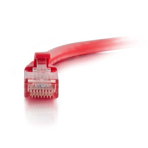 C2G 03999 Cat6 Cable - Snagless Unshielded Ethernet Network Patch Cable, Red (4 Feet. 1.22 Meters) 4 Feet/ 1.22 Meters Red