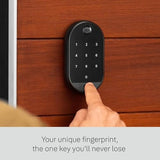 Yale Approach™ Lock with Wi-Fi + Keypad Touch - Keyless Entry Touchscreen deadbolt, Smart Bluetooth keypad - Black Suede Black With Keypad