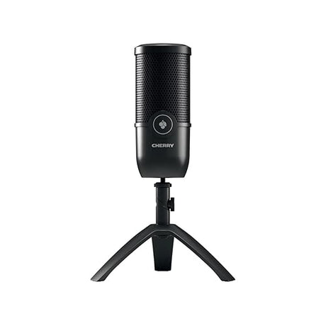 Cherry UM Series 3.0, 6.0 and 9.0 PRO RGB USB Microphone for PC, Mac, Gaming, Recording, Streaming, Podcasting, Studio and Computer Condenser. (UM 3.0 Black)