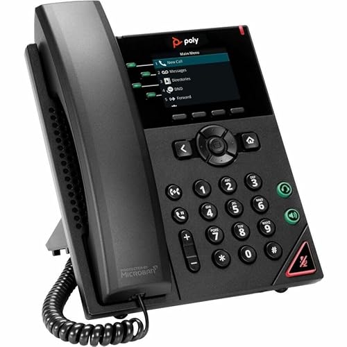 Poly VVX 250 IP Phone - Corded - Corded - Desktop