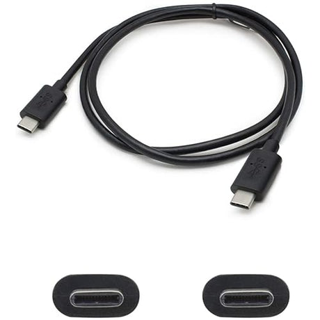 AddOn 1m USB 3.1 (C) Male to Male Black Cable