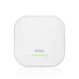 Zyxel WiFi 6E AXE5400 2.5G Multi-Gigabit Business AP | Bandflex 2.4Ghz and 5Ghz or 6Ghz Operation | 1 GbE Passthru| Mesh, Seamless Roaming, Captive Portal | Hybrid Cloud | POE+ Support | NWA220AX-6E