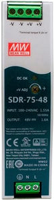 Transition Networks 25131 48VDC 75WATT DIN RAIL PS FOR SI-IES-121D-LRT