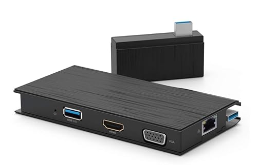 VisionTek VT100 Universal USB 3.0 Portable Dock (HDMI, VGA, Ethernet, SD/microSD and USB 3.0 Port for PC, MAC, & Chrome OS) - 901200