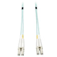 Tripp Lite N820-15M 50 Feet 10Gb Multimode Duplex 50/125 LSZH Aqua Fiber Patch Cable LC/LC - 15M