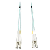 Tripp Lite N820-15M 50 Feet 10Gb Multimode Duplex 50/125 LSZH Aqua Fiber Patch Cable LC/LC - 15M