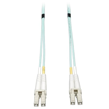 Tripp Lite N820-15M 50 Feet 10Gb Multimode Duplex 50/125 LSZH Aqua Fiber Patch Cable LC/LC - 15M