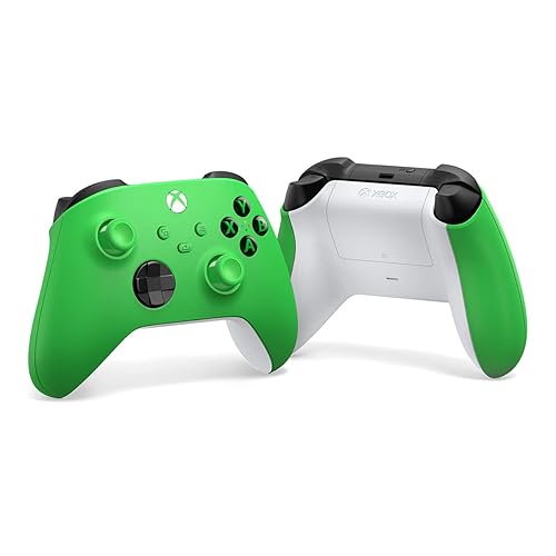 Xbox Core Wireless Gaming Controller – Velocity Green – Xbox Series X|S, Xbox One, Windows PC, Android, and iOS Wireless Controllers Velocity Green