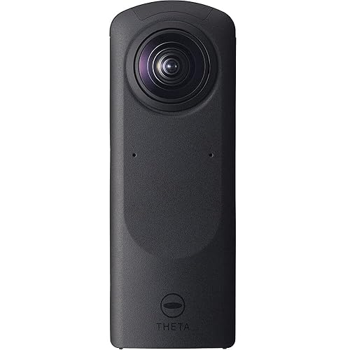 Ricoh Theta Z1 51GB Black 360° Camera, Two 1.0-inch Back-Illuminated CMOS sensors, Increased 51GB Internal Memory, 23MP Images, 4K Video with Image stabilization, HDR, High-Speed Wireless Transfer